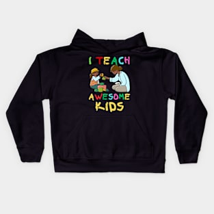 AUTISM MONTH, I TEACH AWESOME KIDS Kids Hoodie